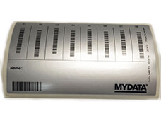 Mydata Barcode Sticker TM12/1216/16 D-014-1482